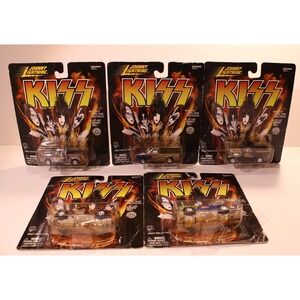 Johnny Lightning Vintage  KISS Die Cast Cars  1:64 Lot of 5 "1999"  (K)